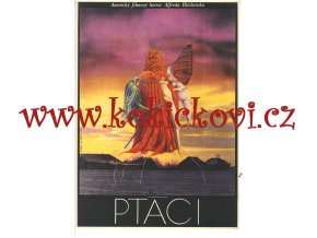 Filmový plakát Ptáci (1970) – Alfred Hitchcock | Antikvariát Kokíčkovi